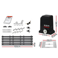 Auto Electric Sliding Gate Opener 1000KG 6M Rails Kings Warehouse 