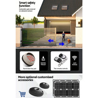 Auto Electric Sliding Gate Opener 1000KG Keypad 4M Rails Kings Warehouse 