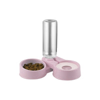 Automatic 2 in 1 Water & Food Feeder (Pink) PT-FD-102-QQQ dog supplies Kings Warehouse 