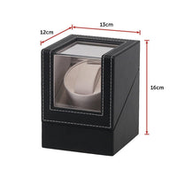 Automatic Watch Winder Display Box Case Motor Rotation Storage PU Leather Kings Warehouse 