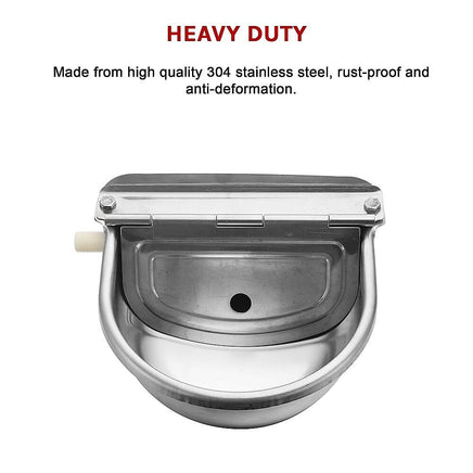 Automatic Water Trough Stainless Steel 304 Bowl BestSellers Kings Warehouse 