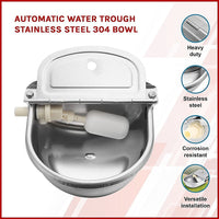 Automatic Water Trough Stainless Steel 304 Bowl BestSellers Kings Warehouse 