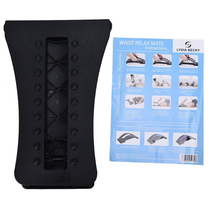 Back Stretcher Lower Lumbar Massage Support Spine Posture Corrector Kings Warehouse 