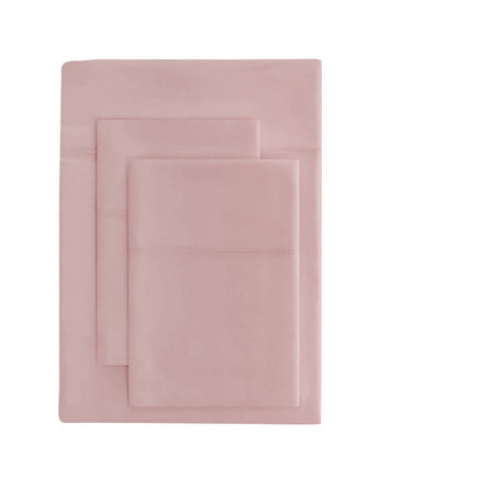 Balmain 1000 Thread Count Hotel Grade Bamboo Cotton Quilt Cover Pillowcases Set - King - Blush Bedding Kings Warehouse 