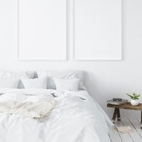 Balmain 1000 Thread Count Hotel Grade Bamboo Cotton Quilt Cover Pillowcases Set - King - White Bedding Kings Warehouse 
