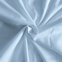 Balmain 1000 Thread Count Hotel Grade Bamboo Cotton Quilt Cover Pillowcases Set - Queen - Blue Fog Bedding Kings Warehouse 