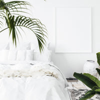 Balmain 1000 Thread Count Hotel Grade Bamboo Cotton Quilt Cover Pillowcases Set - Queen - White Bedding Kings Warehouse 
