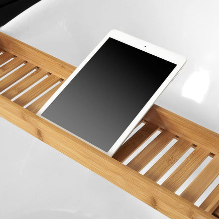 Bamboo Bath Caddy, Tray,Organiser Natural Kings Warehouse 