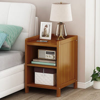Bamboo Bedside Table Nightstand Storage Bedroom Sofa Side Stand Kings Warehouse 