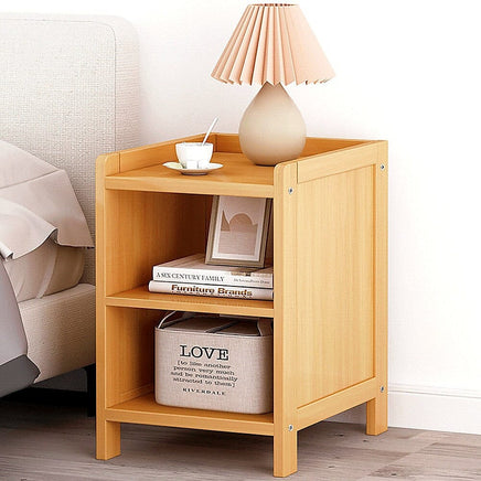 Bamboo Bedside Table Nightstand Storage Bedroom Sofa Side Stand Kings Warehouse 