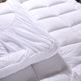 bamboo cotton fitted mattress topper king Kings Warehouse 