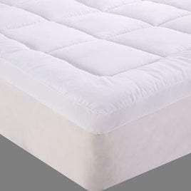bamboo cotton fitted mattress topper queen Kings Warehouse 