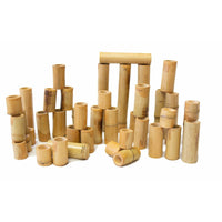 Bamboo Counting and Building Set 40PCE Kings Warehouse 