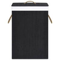 Bamboo Laundry Basket Black 72 L Kings Warehouse 