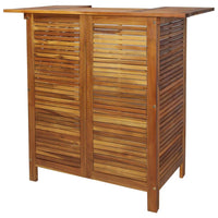Bar Table 110x50x105 cm Solid Acacia Wood Kings Warehouse 