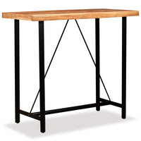 Bar Table 120x60x107 cm Solid Sheesham Wood