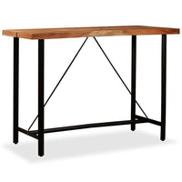 Bar Table 150x70x107 cm Solid Sheesham Wood Kings Warehouse 