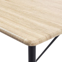 Bar Table Oak 120x60x110 cm MDF Kings Warehouse 