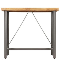 Bar Table Solid Reclaimed Teak 120x58x106 cm Kings Warehouse 