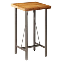 Bar Table Solid Reclaimed Teak 60x60x107 cm Kings Warehouse 