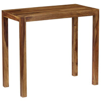 Bar Table Solid Sheesham Wood 118x60x107 cm Kings Warehouse 