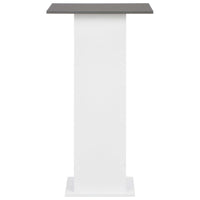 Bar Table White 60x60x110 cm Kings Warehouse 