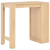 Bar Table with Shelf Oak 110x50x103 cm Kings Warehouse 