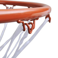 Basketball Goal Hoop Set Rim with Net Orange 45 cm Kings Warehouse 