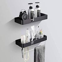 Bathroom 2-Tier Shelves Shower Caddy Wall for Kitchen Toilet Drilling Kings Warehouse 