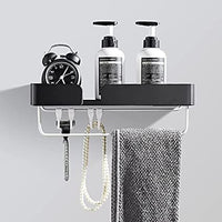 Bathroom 2-Tier Shelves Shower Caddy Wall for Kitchen Toilet Drilling Kings Warehouse 