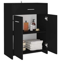 Bathroom Cabinet Black 60x33x80 cm Kings Warehouse 