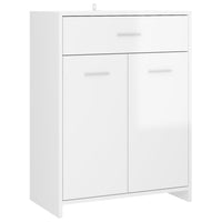 Bathroom Cabinet High Gloss White 60x33x80 cm Kings Warehouse 