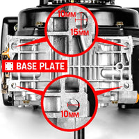 Baumr-AG 7HP DIESEL Stationary Engine 4 Stroke OHV Horizontal Shaft Motor Kings Warehouse 
