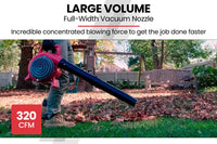 Baumr-AG Petrol Leaf Blower Vacuum 4 Stroke - Vac Garden Commercial Hand Outdoor garden supplies Kings Warehouse 