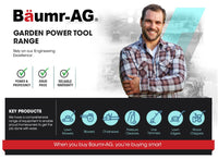 Baumr-AG Petrol Leaf Blower Vacuum 4 Stroke - Vac Garden Commercial Hand Outdoor garden supplies Kings Warehouse 