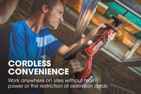 BAUMR-AG Reciprocating Saw 20V Cordless Lithium Electric Saber Recip w/ Battery Kings Warehouse 