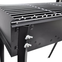 BBQ Stand Charcoal Barbecue Square 75 x 28 cm Kings Warehouse 