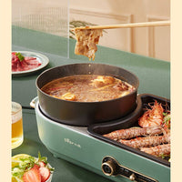 Bear 2 In 1 Electric Grilling & Hot Pot Multiple Cookware 1.8L Kings Warehouse 