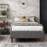 Bed Frame Mattress Foundation (Dark Grey) - Queen Black Friday & Cyber Monday Kings Warehouse 