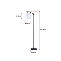 Bedroom Living Room Floor Lamp Reading Standing Light Kings Warehouse 