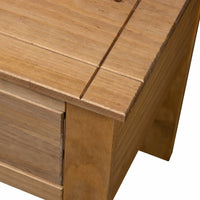 Bedside Cabinet 46x40x57 cm Pine Panama Range bedroom furniture Kings Warehouse 