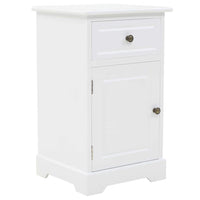 Bedside Cabinet MDF and Pinewood 35x32x59 cm