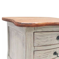 Bedside Cabinet Solid Reclaimed Wood 48x35x64 cm FALSE Kings Warehouse 