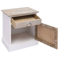Bedside Cabinets 2 pcs 38x28x45 cm Paulownia Wood Kings Warehouse 