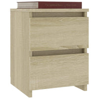 Bedside Cabinets 2 pcs Sonoma Oak 30x30x40 cm Kings Warehouse 