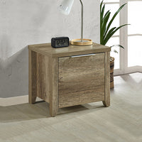 Bedside Table 2 drawers Storage Table Night Stand MDF in Oak Kings Warehouse 