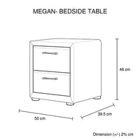 Bedside Table Megan Kings Warehouse 