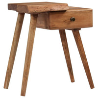 Bedside Table Solid Acacia Wood 45x32x55 cm Kings Warehouse 