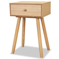 Bedside Tables 2 pcs Solid Pinewood 40x30x61 cm Brown Kings Warehouse 