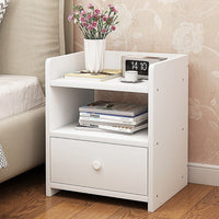 Bedside Tables Drawers Side Table Bedroom Furniture Nightstand White Unit Kings Warehouse 